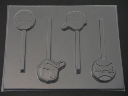 1434 New York Yankees Chocolate Candy Lollipop Mold